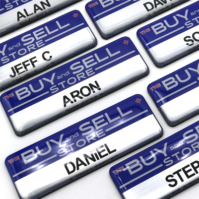 Magnetic Name Tags & Badges - Custom Full-Color UV Print