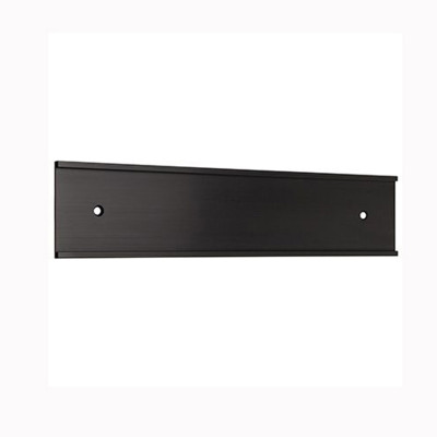  2x8 Black Wall Nameplate Holder