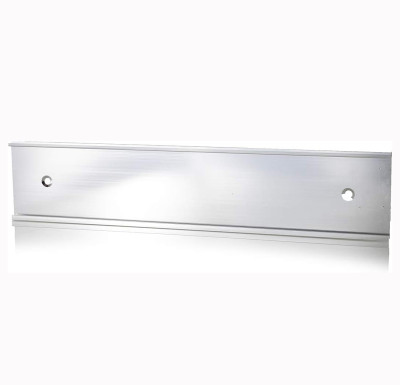 2x8 Silver Wall Nameplate Holder