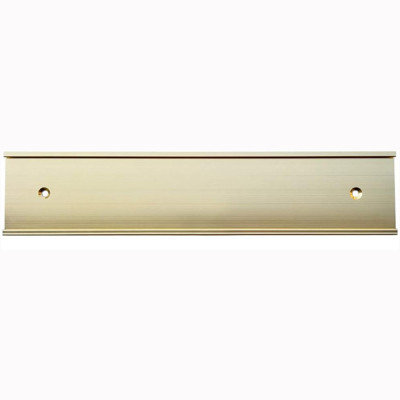 2x8 Gold Wall Nameplate Holder