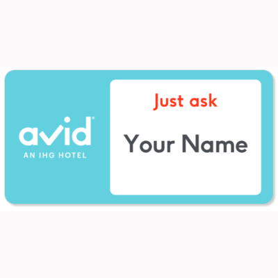  Avid Magnetic Name Badge